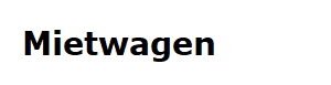  Mietwagen